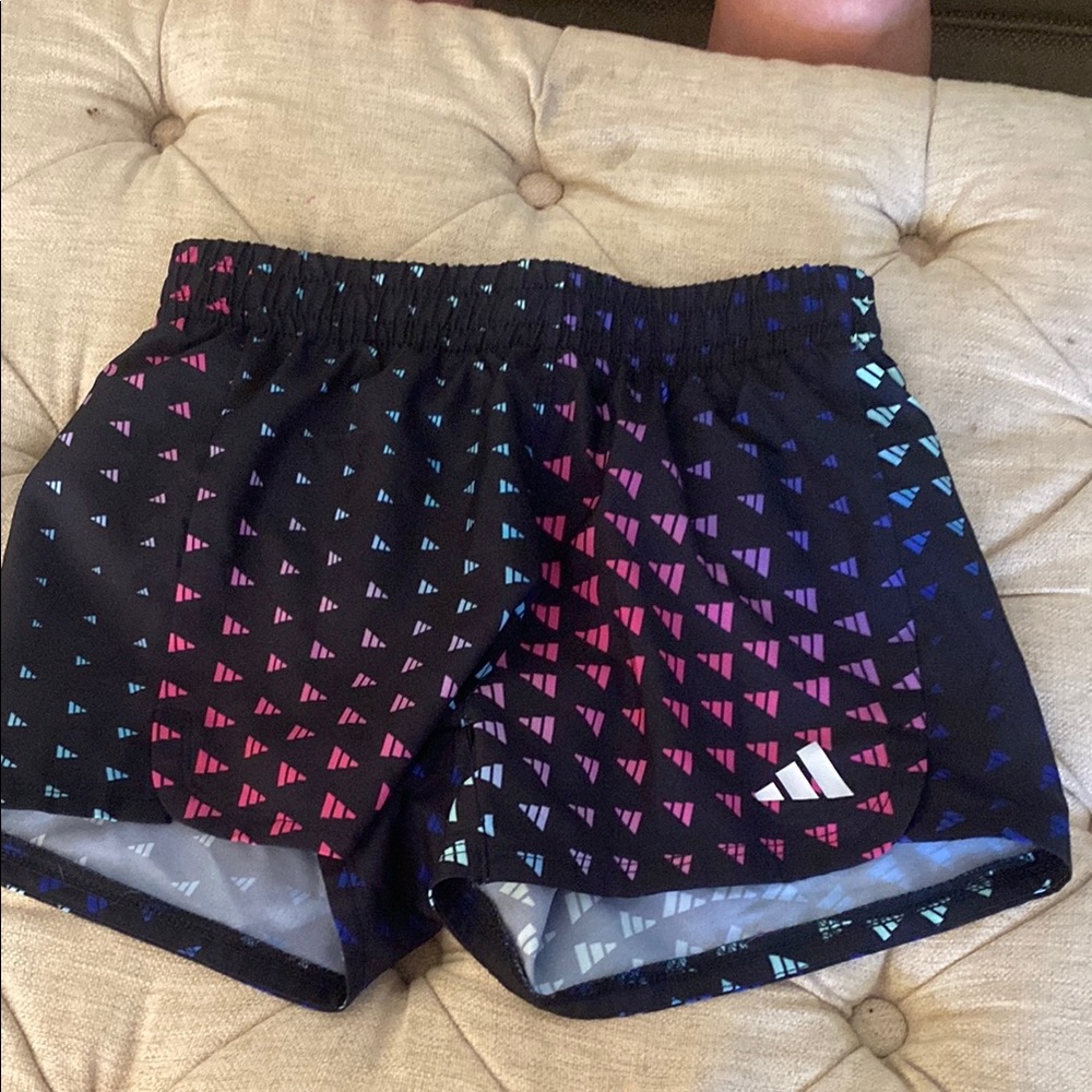 Adidas Multicolor Geometric Print Shorts